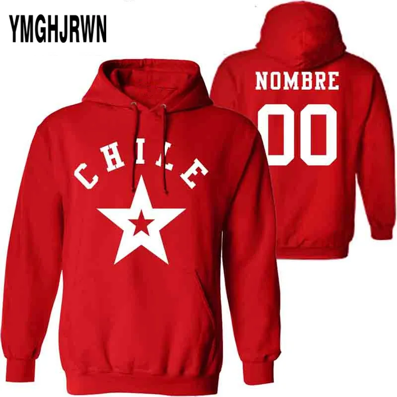 

CHILE Male Pullover Diy Free Custom Made Name Number Chl Sweatshirt Nation Flag Cl Chilean Spanish College Print Photo Clothes