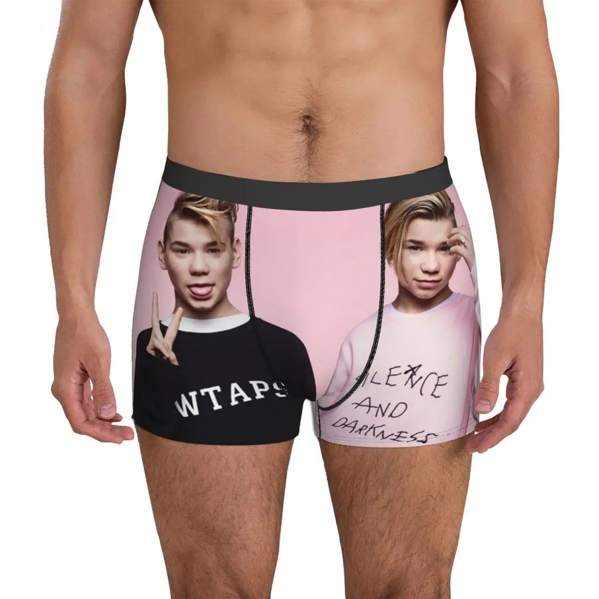 

Marcus And Martinus Underwear newstars Males Boxer Brief Soft Trunk Hot Sublimation Large Size Panties