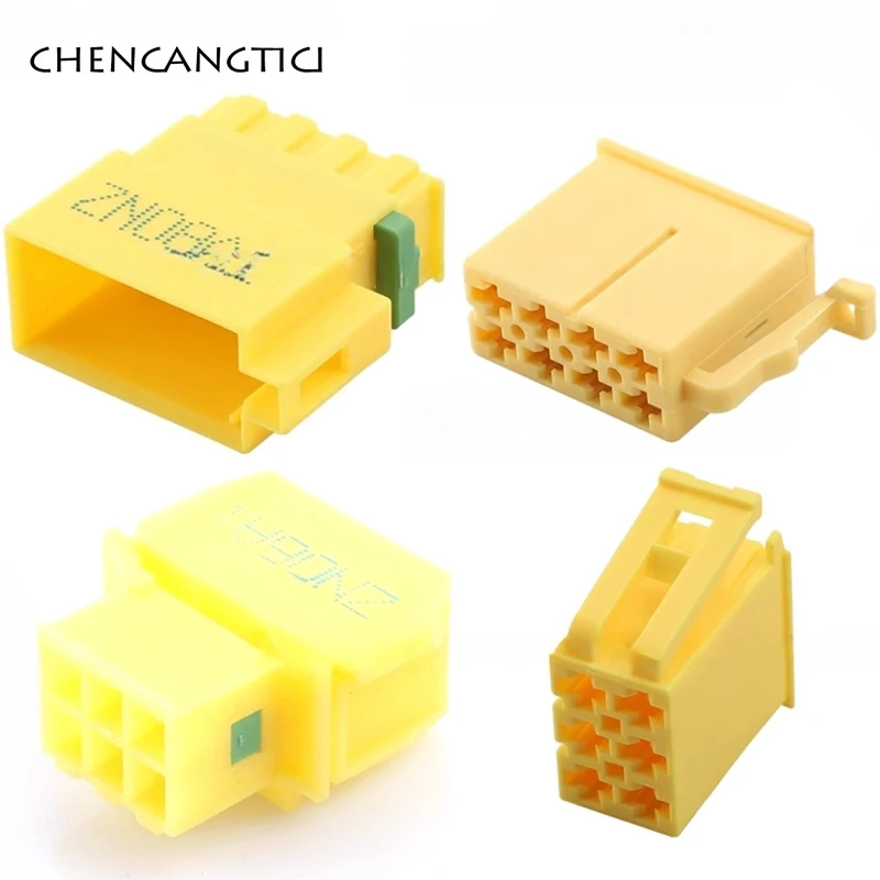 

6/8Pin Automotive Electronic Socket Wiring Harness Shell Plug Male and Female Connector Adapter