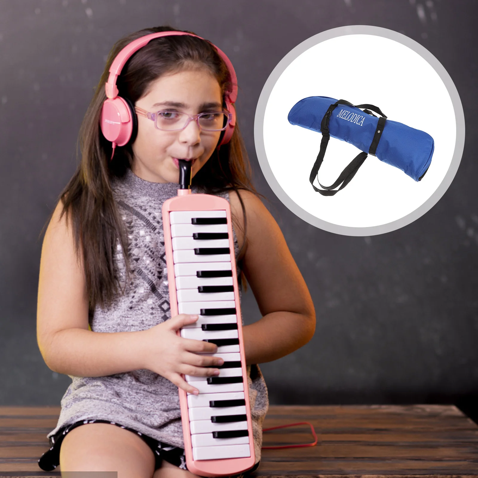 32-клавишная папка для файлов клавиатура детской сумки губная гармошка