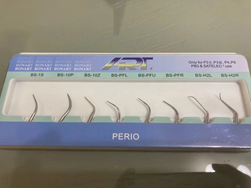 BONART ART-P6 Пьезоэлектрический ультразвуковой скалер De ntal включает в себя 4 вставки