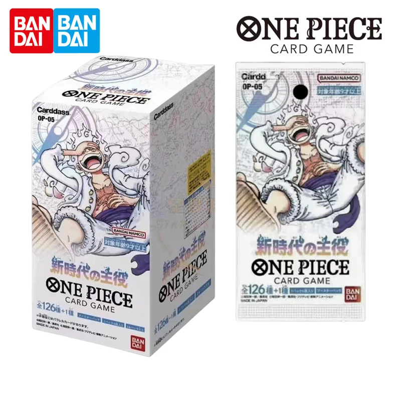 Новые Оригинальные Bandai, One Piece Opcg-05, коробка для усиления карт, аниме, японский телефон 02 03 04, торговая игра, карточка, коллекционер, подарок