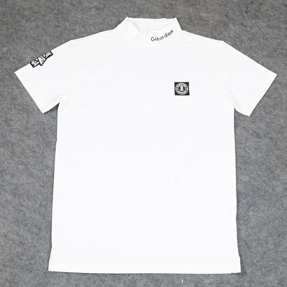 

2023 New Golf GOLF Men's Summer Slim Fit Elastic Quick Dry Casual Sports Sunscreen Shirt