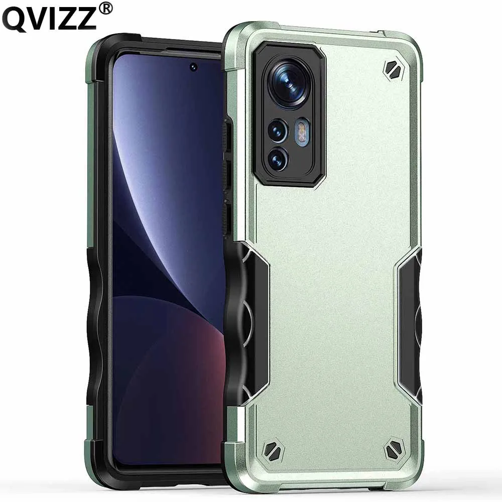 

Armor Shockproof Case for Xiaomi MI 12 Pro 12X Luxury Soft Silicone + PC Heat Dissipation 2201123G Phone Cover Xiaomi Mi 11T Pro