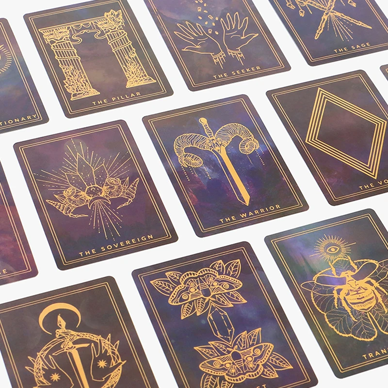 Старая Арабская карта Lenormand с изображением оракла предсказания гадания таро