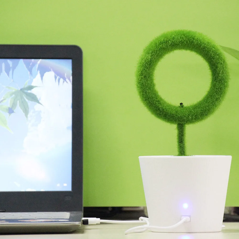 

Home Air Cleaner Anion Air Purifier Simulation Potted Desktop