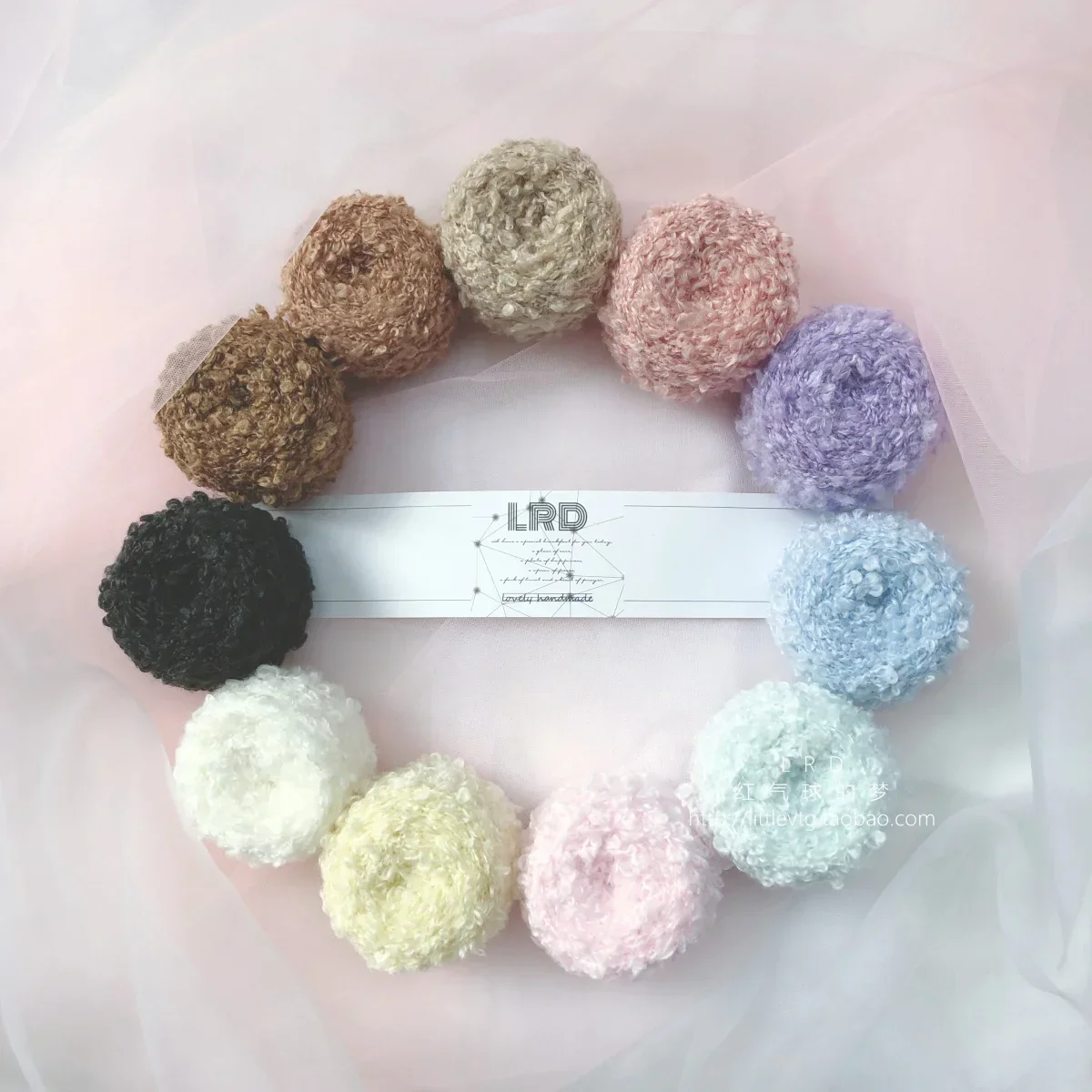 Шерстяная плюшевая пряжа для вязания 50г