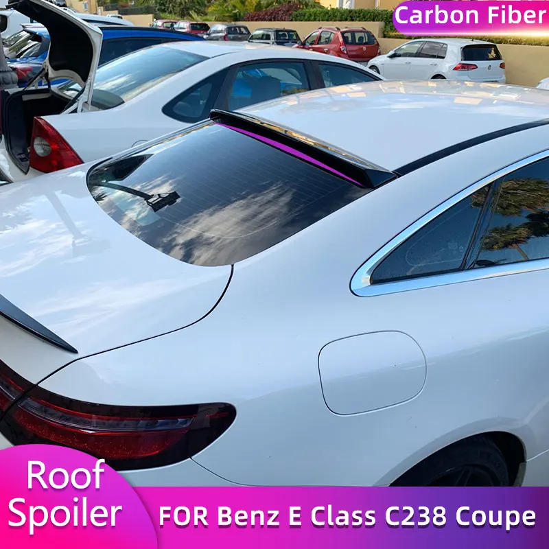 Задний спойлер на крышу из углеродного волокна крылья для Mercedes Benz E Class C238 E400 Coupe