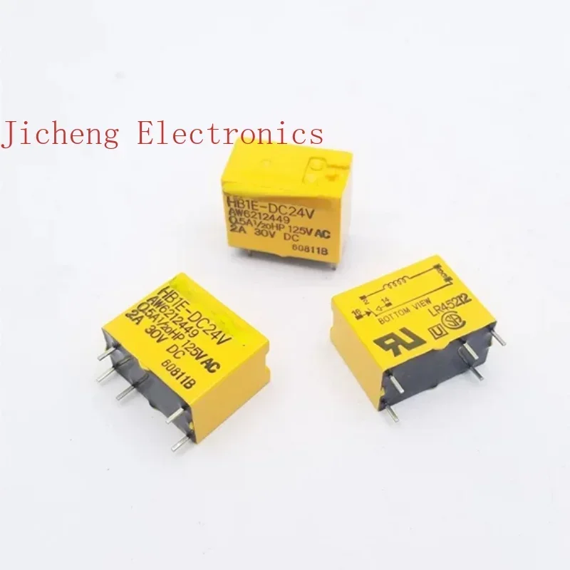 Реле Hb1e-dc24v SJ-S-112DM RM 5 шт. 702024 EB2-24NU EB2-12T 611ND024/24 В постоянного тока ПЛК-RSC-24DC/21 HF32FA-G-024-HSL2