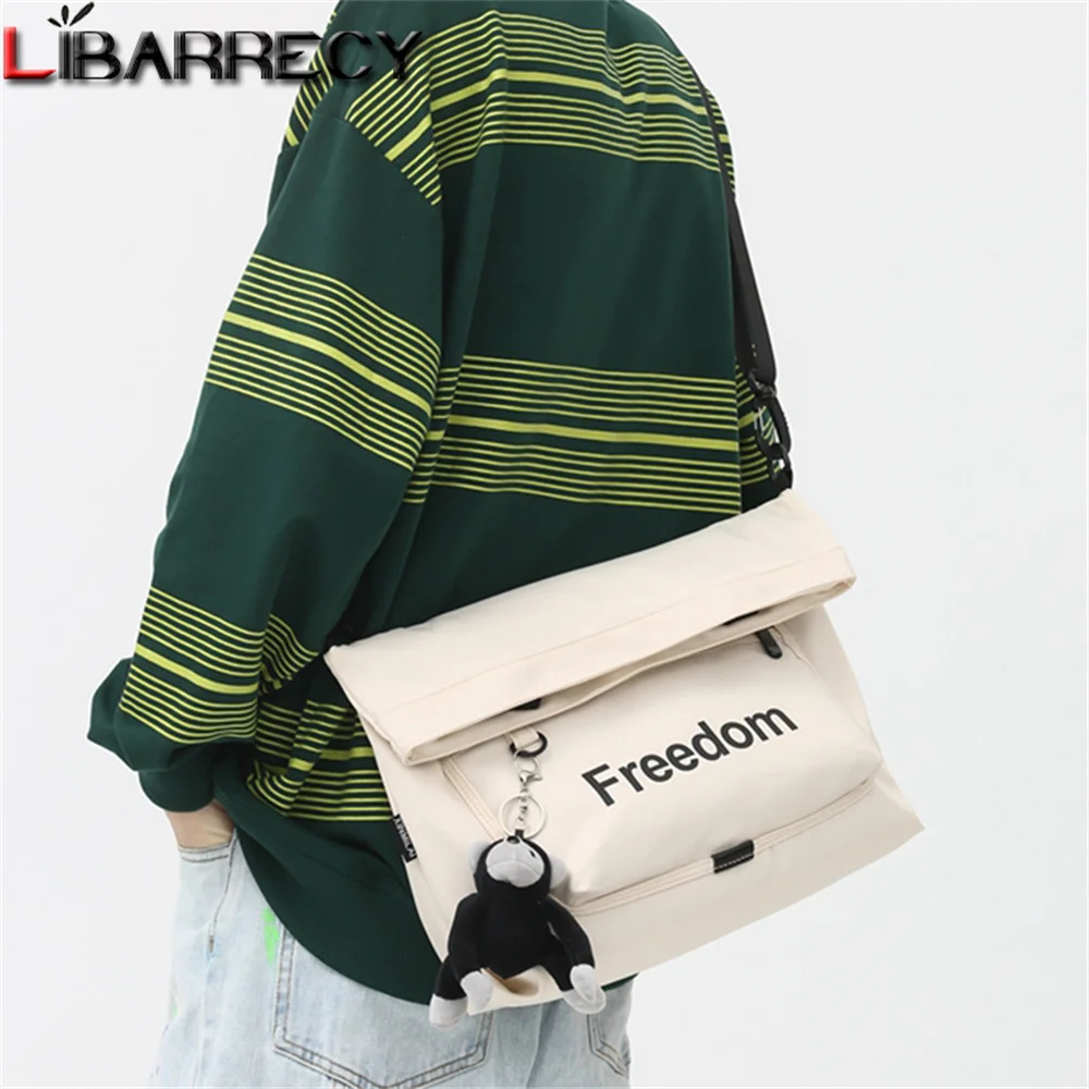 

Однотонная Вместительная женская сумка, многофункциональная Высококачественная нейлоновая Студенческая сумка, модные женские сумки чере...