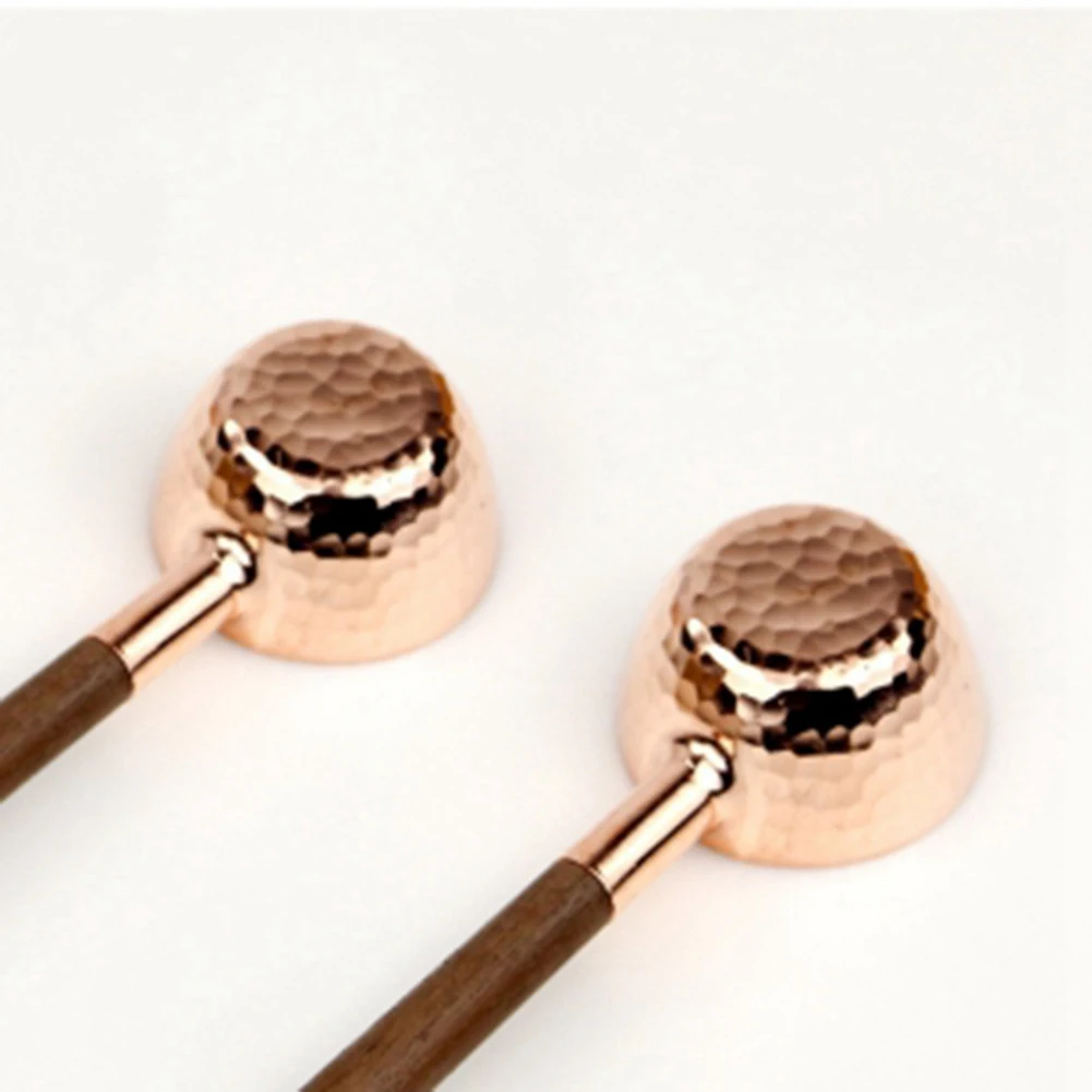 Мерная ложка для кофейных зерен мерная из цельного дерева меди кофейного порошка