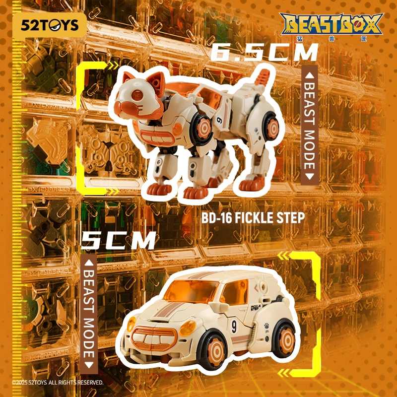 Фото 52TOYS BeastDrive BD-16 FICKLE STEP Модельный комплект, деформирующий робот, конвертирующие игрушки, фигурку, коллекционные игрушки №4
