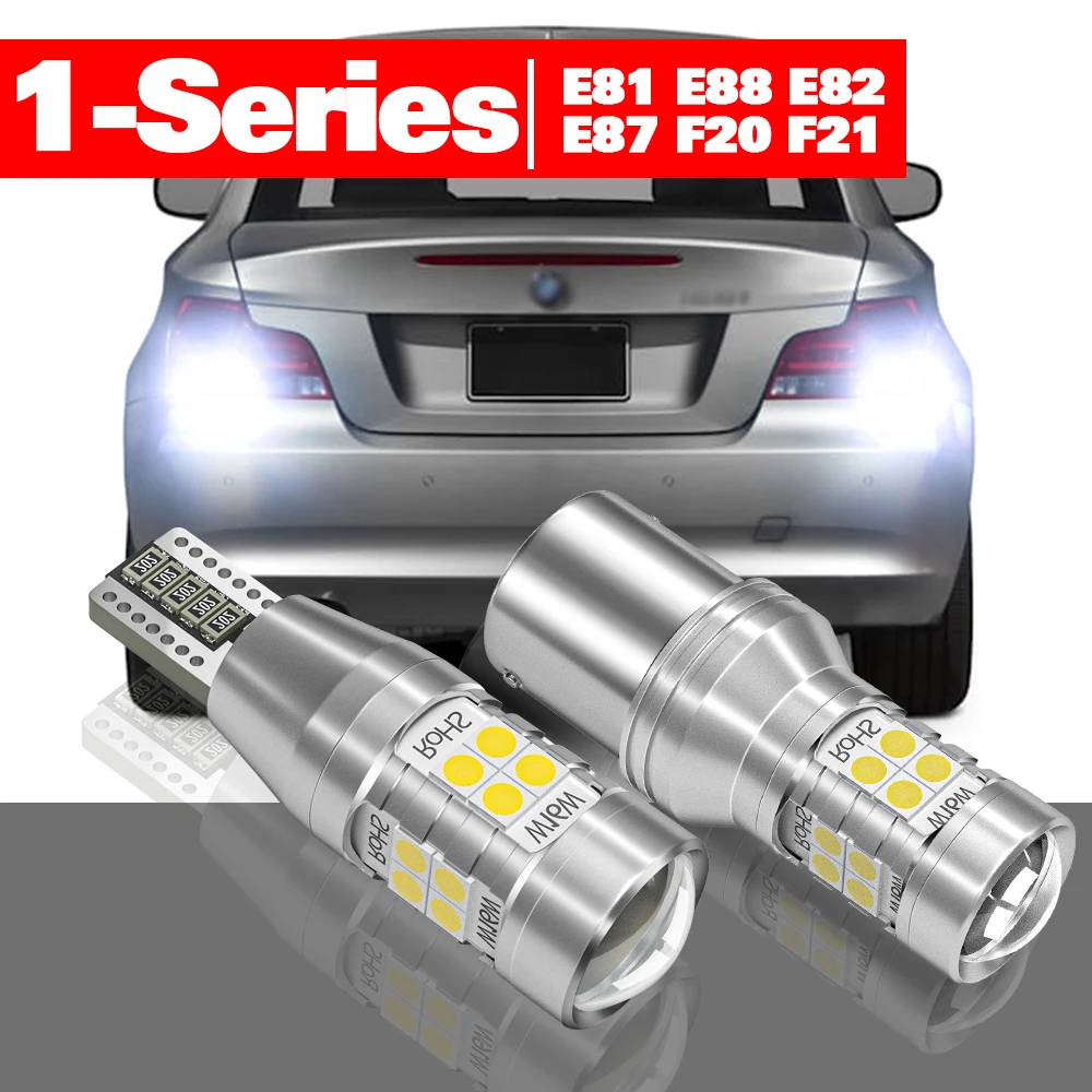 

For BMW E81 E88 E82 E87 F20 F21 1 Series 2003-2014 Accessories 2pcs LED Reverse Light Backup Lamp 2008 2009 2010 2011 2012 2013