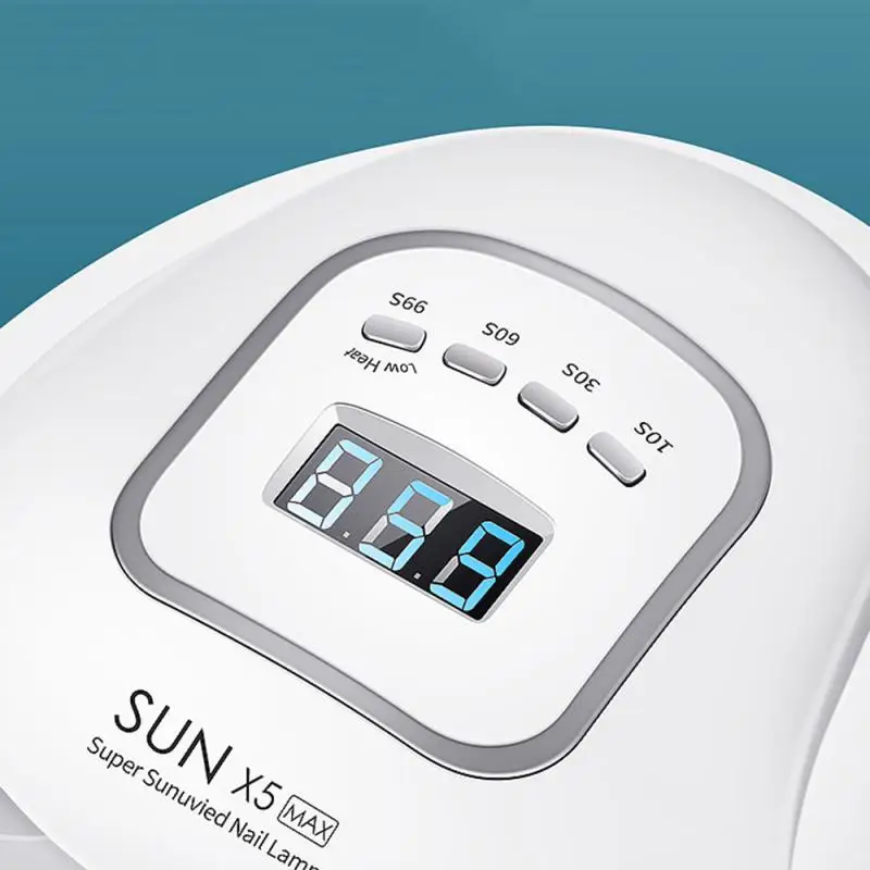 SUN X10 Max 132W Сушилка для ногтей Профессиональная светодиодная лампа 66LEDs УФ-лампа