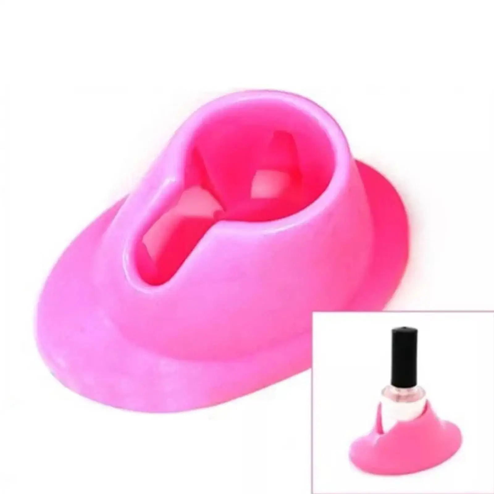 

Nail Polish Bottle Holder Spill Proof Rubber Nail Tips Stand Glue Varnish Stand Nail Holder Bottle Seat Tray Feature Displa I2Q9
