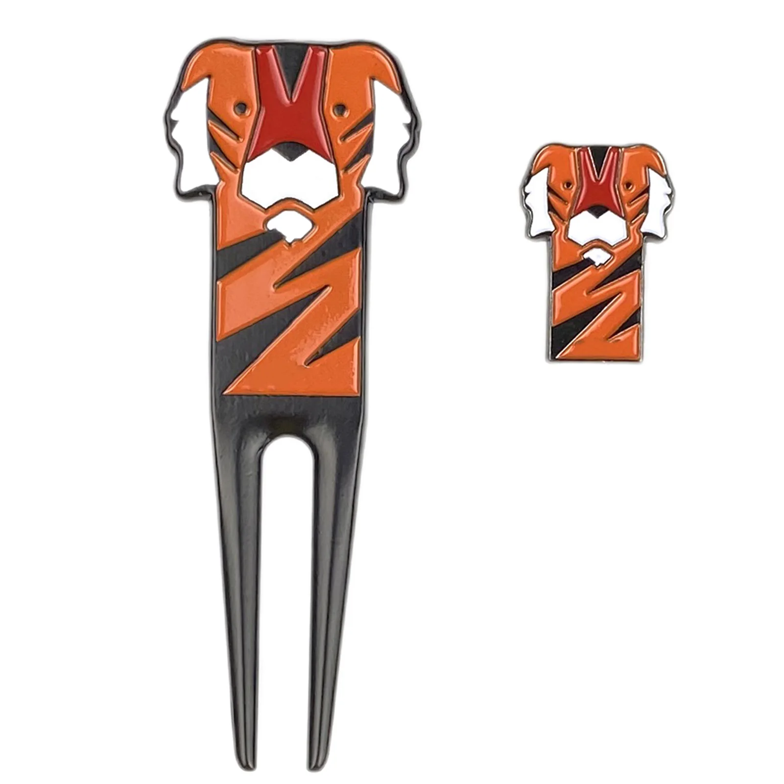 

Предмет для гольфа, прочный, устойчивый к царапинам, из цинкового сплава, с рисунком тигра