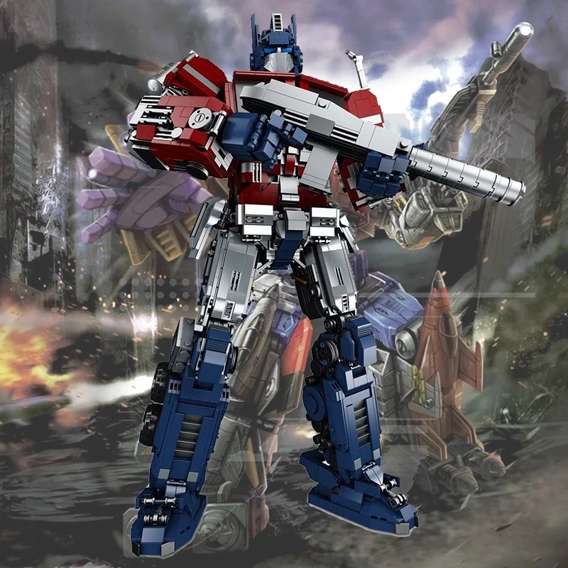 

Creative Toys Optimus Toys Prime Transformationer Model Building Blocks MOC Robot Brick Sets Children Educational Kids Xmas Gift