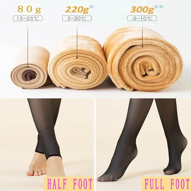 Флисовые Носки GUUDIA с лямками облегающие колготки термочулки женские эластичные