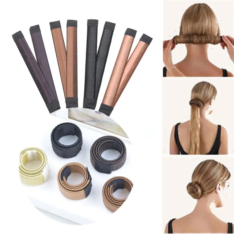 

Synthetic Wig Donut Headband Women Hair Accessories Girl Magic Hair Bun Maker Bud Hair Band French Dish Twist DIY Hairsty 2022