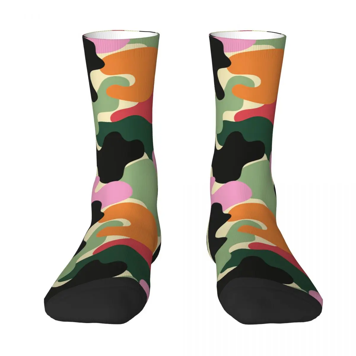 Seamless Fashion Colorful Camouflage Pattern Adult Socks,Unisex socks,men Socks women Socks