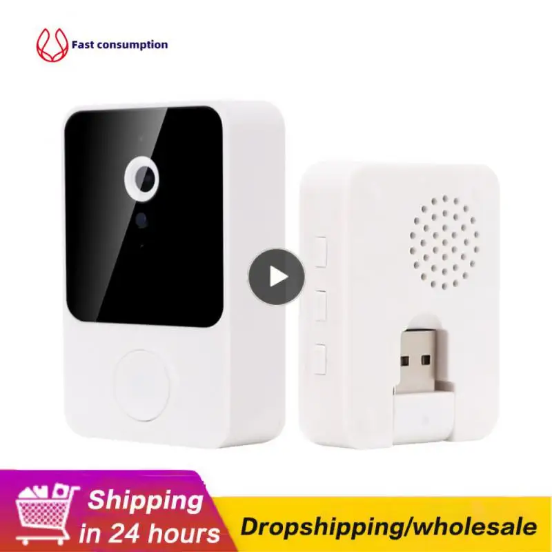 

Smart Home Intelligent Wifi Doorbell Hd Camera Security Wireless Doorbell For Home Monitor Remote Control Monitor