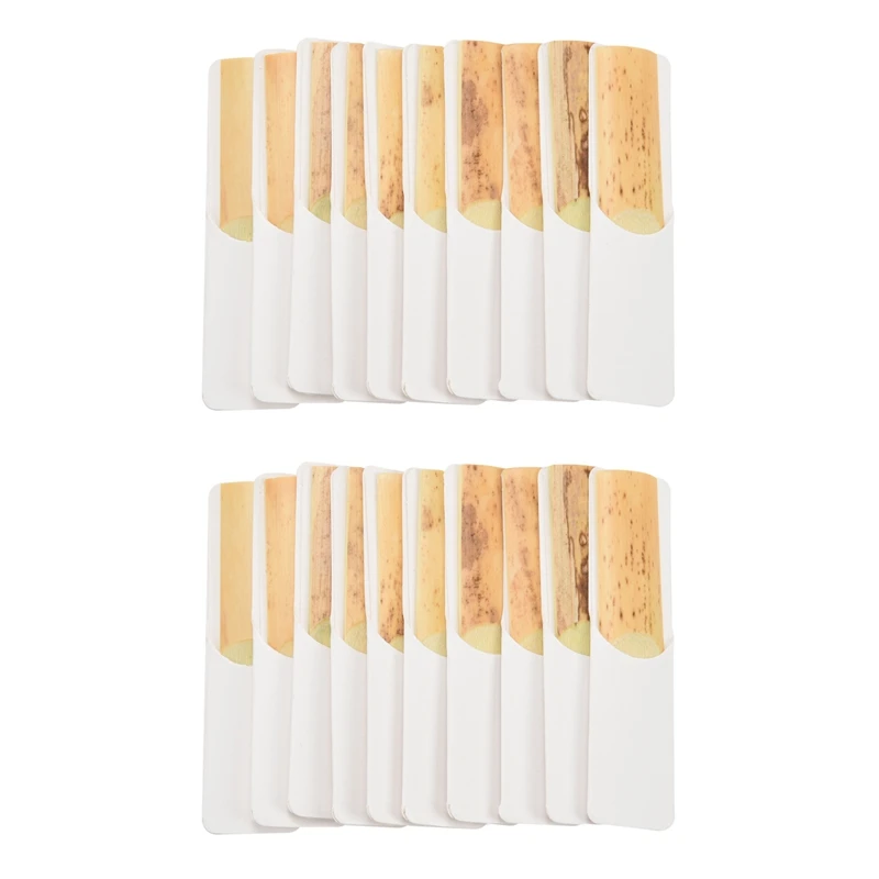 

20Pcs Eb Alto Saxophone Reeds Sax Reeds Strength 2.5 Woodwind Instrument Parts & Accessories