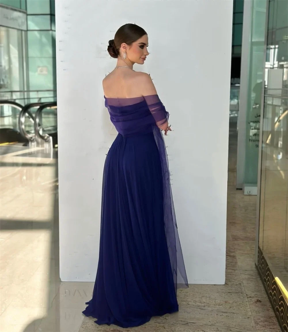 Вечернее платье Саудовской Аравии по индивидуальному заказу трапециевидной