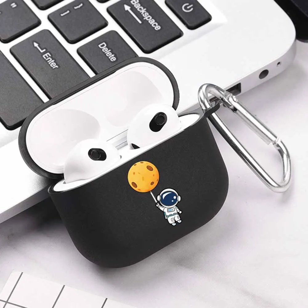 Чехол для Airpods Pro 3 чехол 2 1 астронавт мягкий силиконовый | Электроника