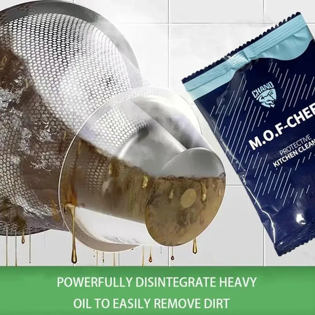 

50g Concentrated Heavy Oil Pollution Cleaning Kitchen Range Strong Pollution Hood Cleaning Oil Agent I0z7