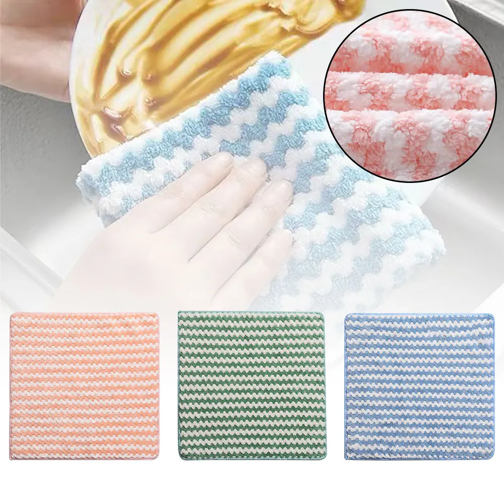 

Microfibre Cloth Rag Bulk Car Kitchen Glass Cleaning Towel Washing 25X25Cm