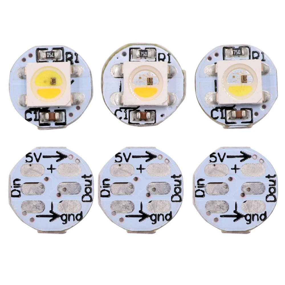 Модифицируемая мини-плата SK6812 RGBW RGBWW RGBNW WWA RGB + теплый холодный нейтральный белый