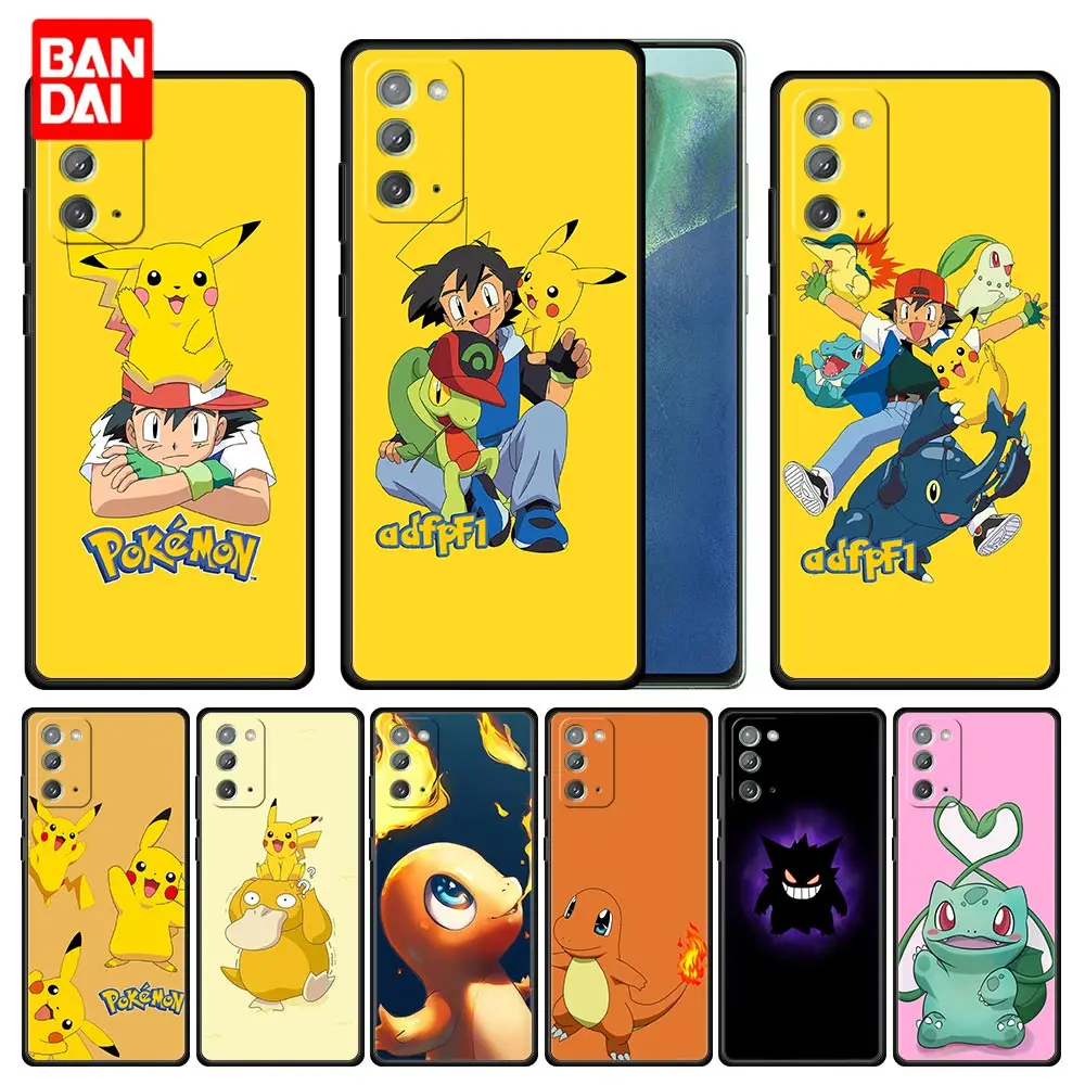 

Cover Case for Samsung Galaxy Note 20 10 9 8 S21 S20 FE Plus Ultra Lite 4G 5G Armor Funda Thin Accessorie Pokemon Anime Lovely