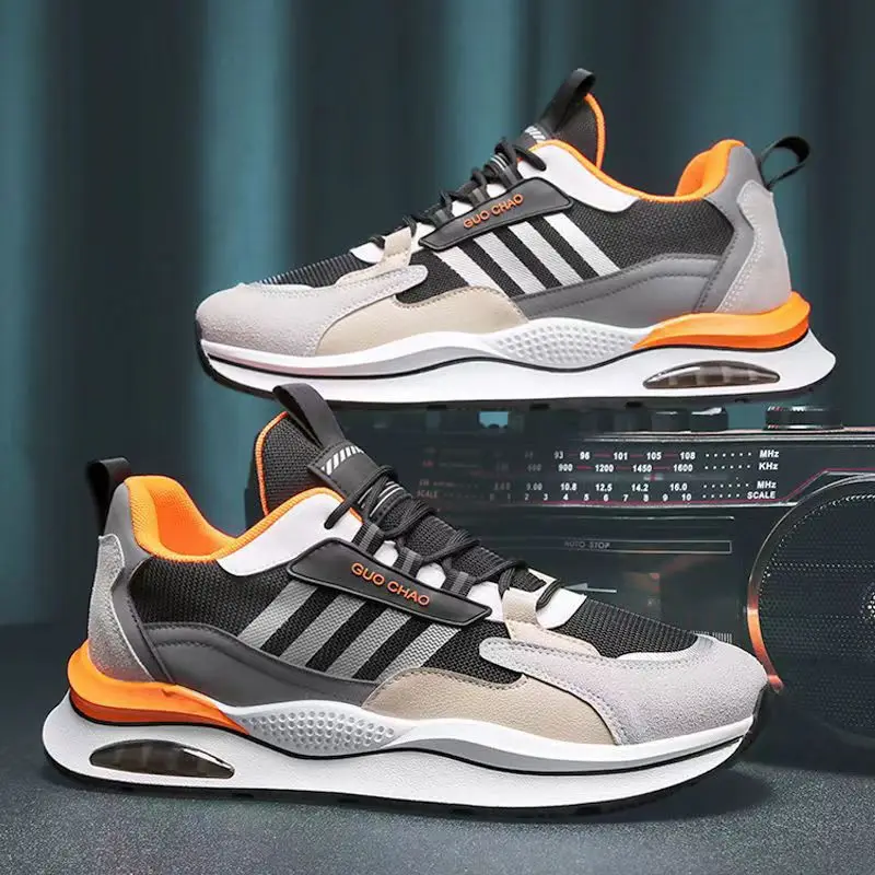 

Sneakers Men Mesh Breathable Running Sport Shoes Unisex Light Soft Thick Sole Hole Couple Shoes Athletic Sneakers Shoes 2023 New