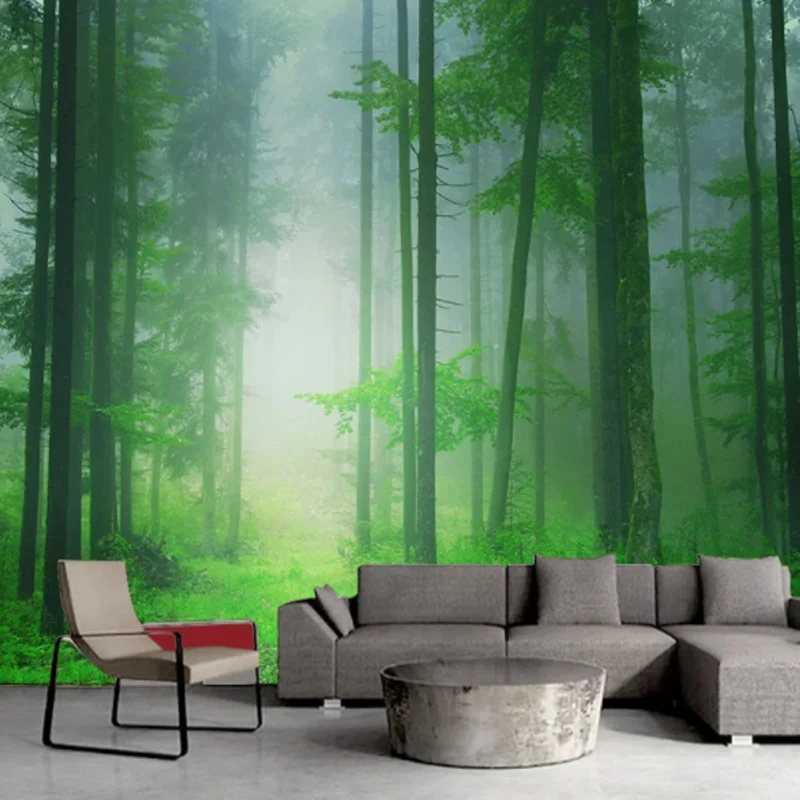 3d обои FATMAN на заказ природный пейзаж простой лес домашний декор Фреска для