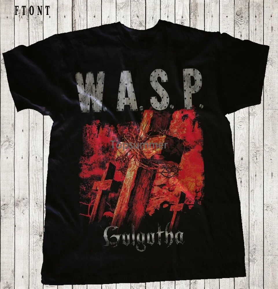 

W.A.S.P. -Death-футболка из тяжелого металла с треткой-тихий райот-размеры от S до 7Xl