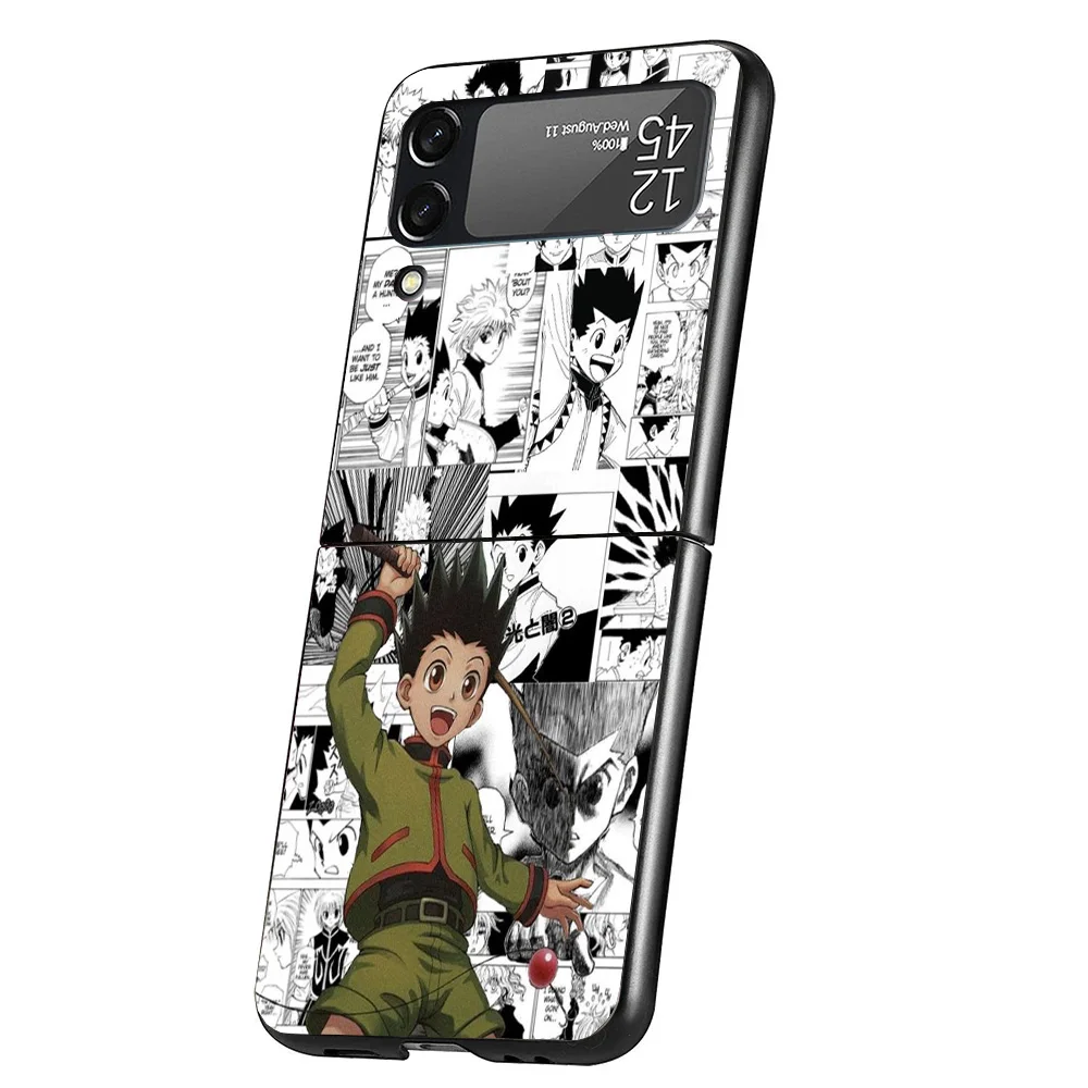 Чехол для телефона в стиле аниме HXH X Hunter Для Samsung Galaxy Z Flip 6 5 4 3 5G ZFlip6 ZFlip5 ZFlip4 ZFlip3