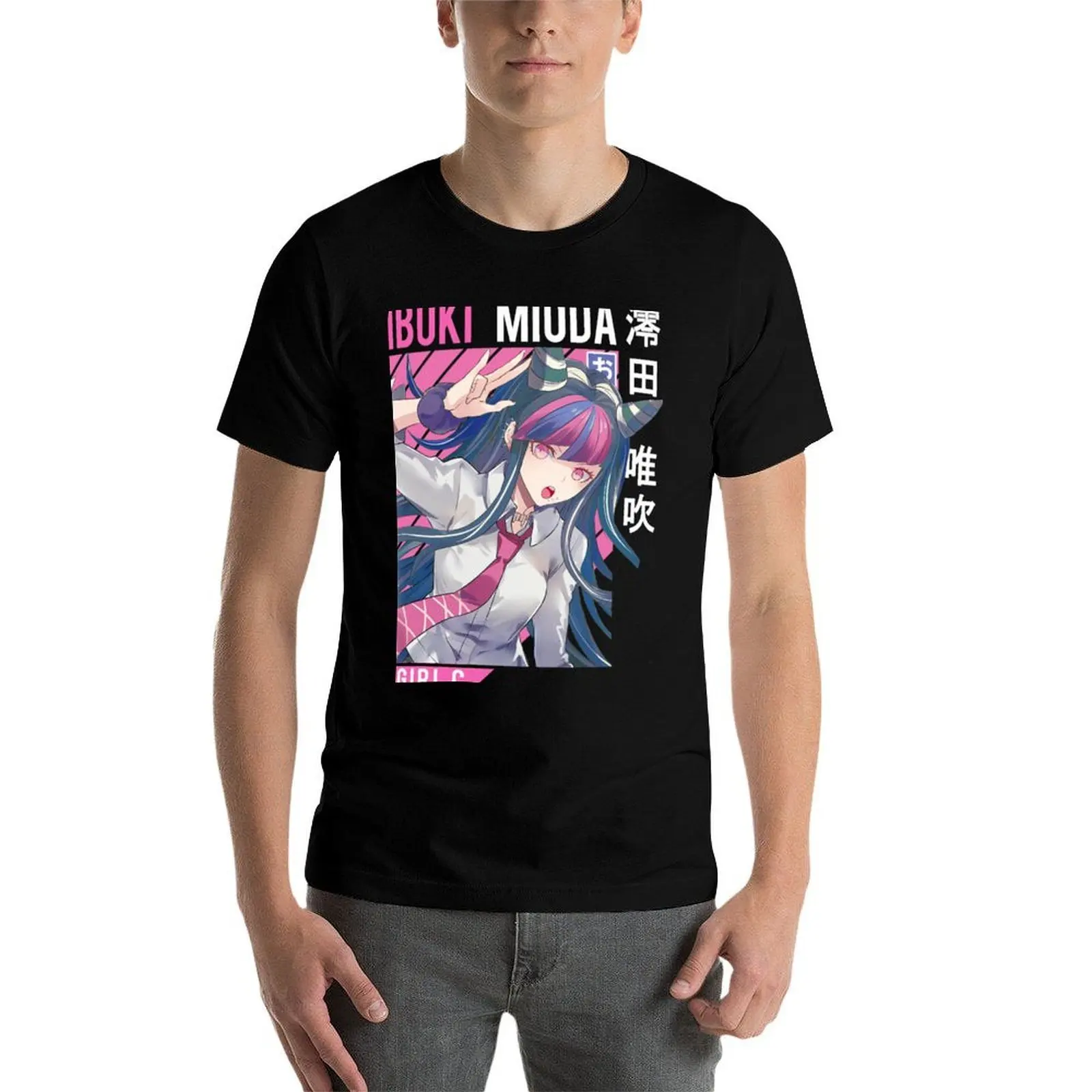 Фото Футболка Ibuki Mioda, модная повседневная футболка с коротким рукавом №4