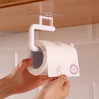 recableght kitchen tissue holder hanging toilet roll paper towel holder rack kitchen bathroom cabinet door hook holder organizer