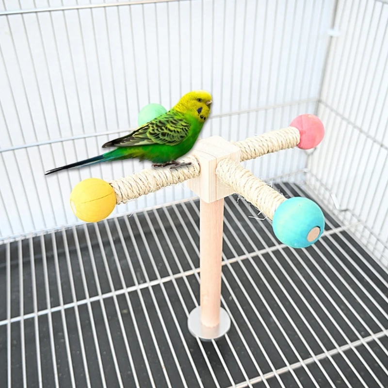 2024 Новая клетка для птиц игрушка попугаев подставка окуня стержня окунь Conure