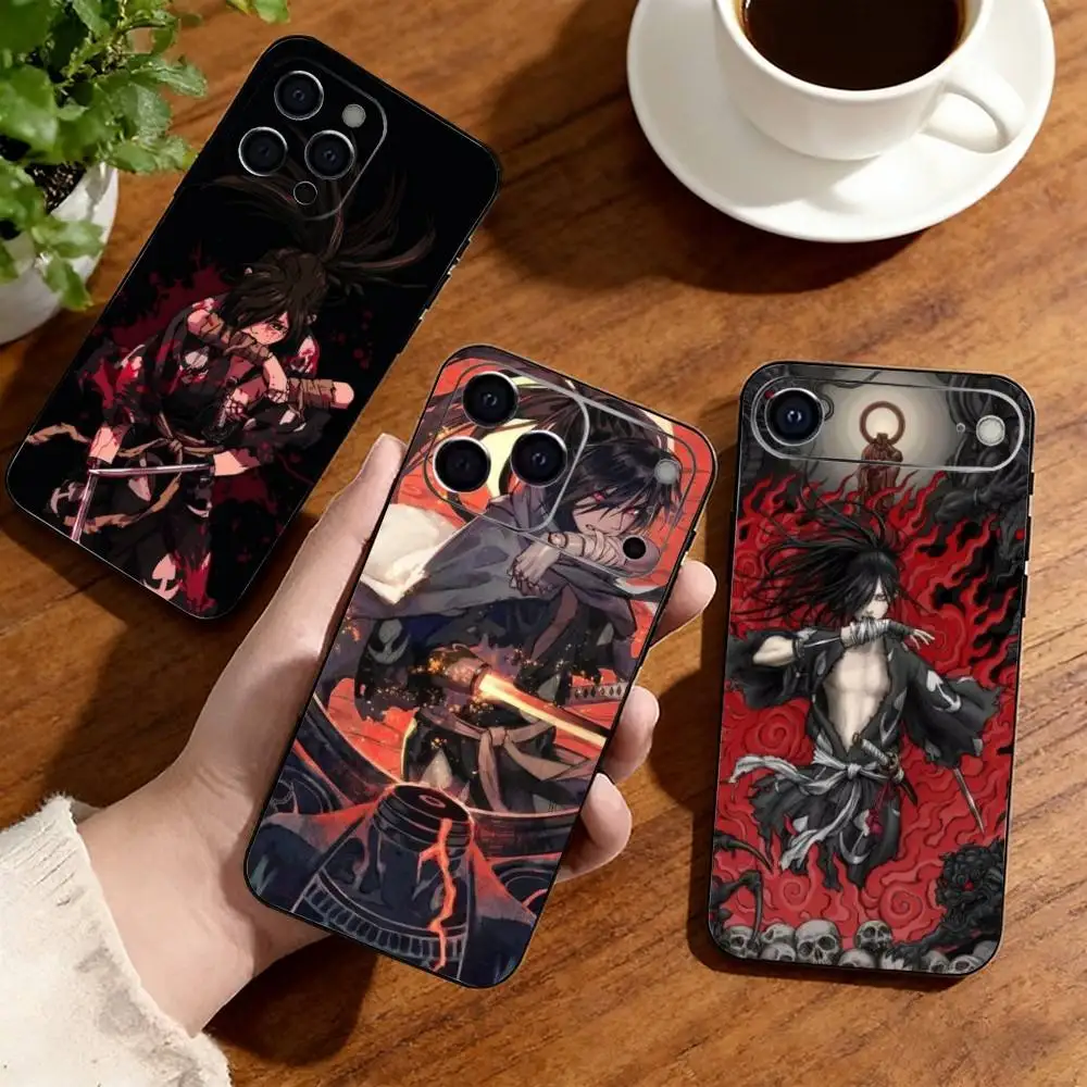Фото Чехол для телефона Dororo Hyakkimaru для iPhone 17, 16, 15, 14, 13, 12, 11 Plus, Pro, мягкий силиконовый, черный №1