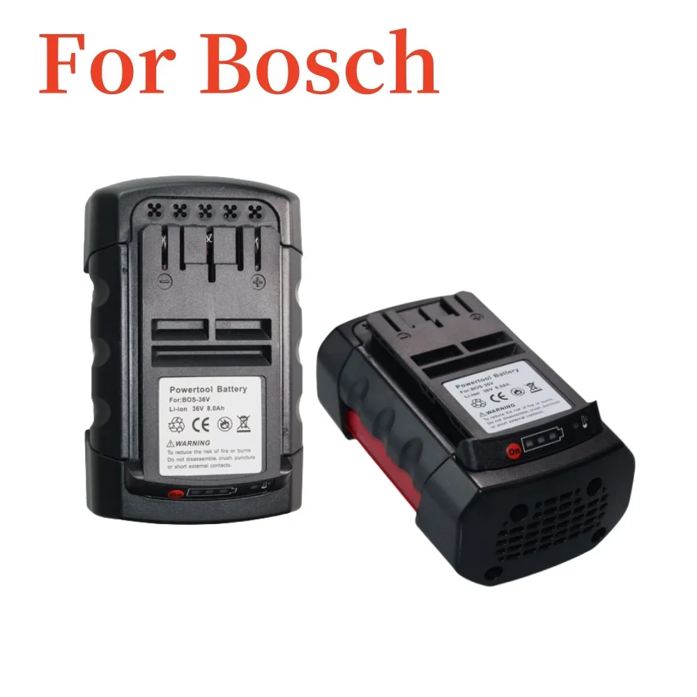 Литий-ионный аккумулятор 36 В 8000/10000 мАч для Bosch BAT810 BAT836 BAT840 GBH36V-LI