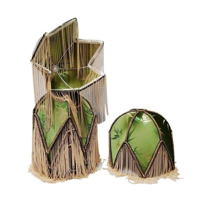 

Зелёный абажур Luzes в стиле ретро