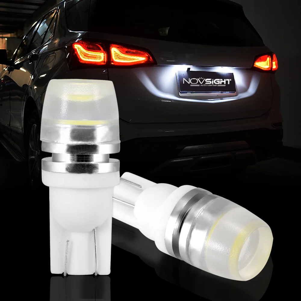 2 шт. W5W T10 Светодиодные лампы 6000K 168 194 Led 5w5 автомобильный внутренний купол номерной