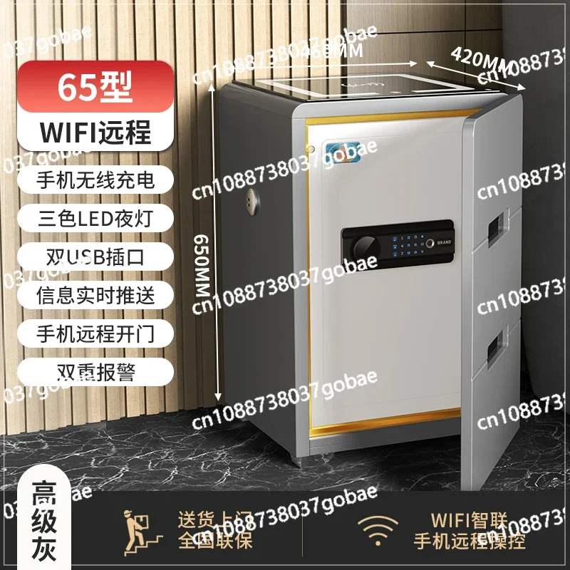 Lmjm Скрытый безопасный домашний противоугонный умный прикроватный столик с