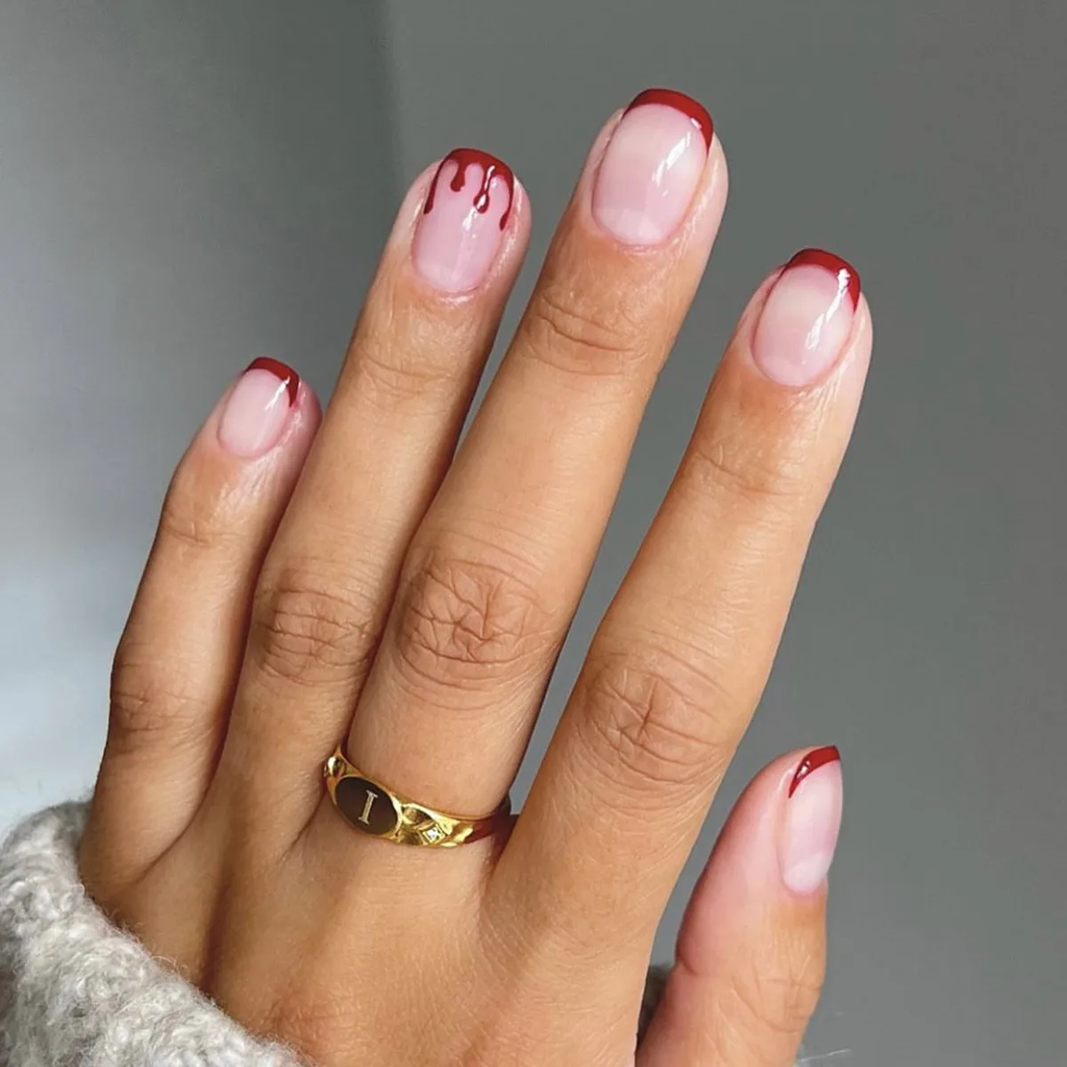 24 шт. поддельные ногти в виде паутины