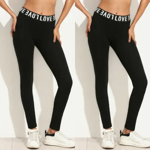 

Женские леггинсы для фитнеса Ogilvy Mather, черные длинные облегающие леггинсы для тренировок и фитнеса с буквенным принтом, 2023