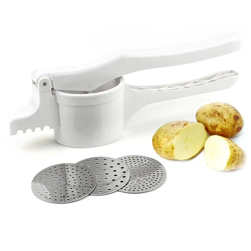 

White Potato Stainless Steel Puree Fruit Vegetable Press Maker Manual Food Ricer Fruit Masher for Kitchen