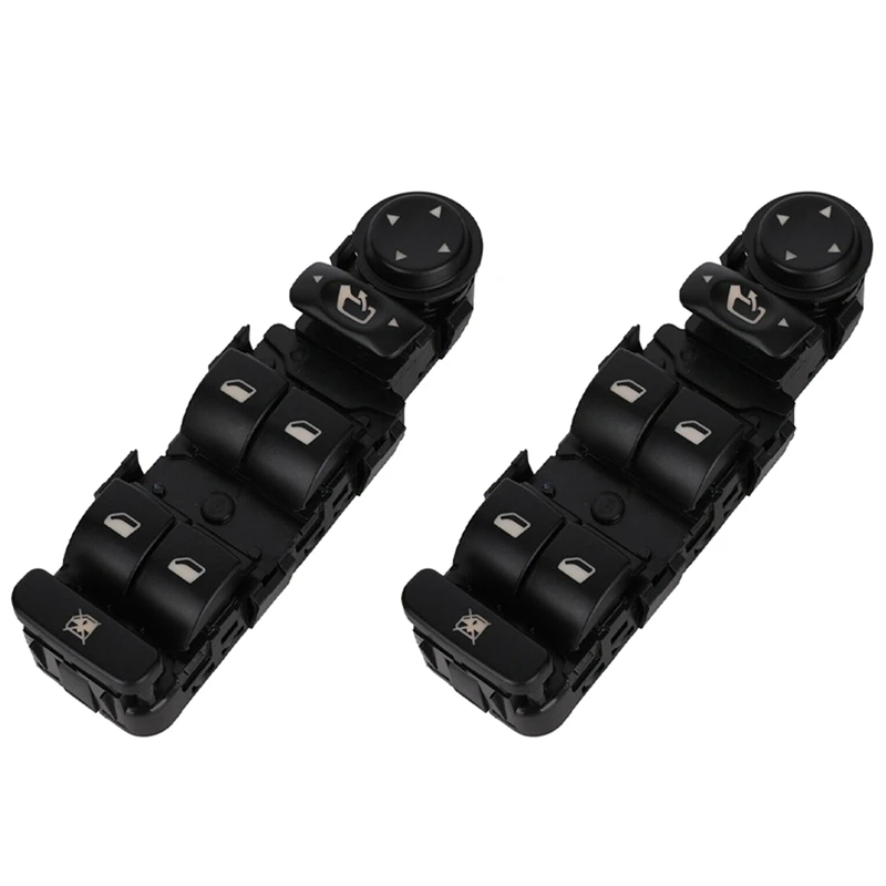 

2X For Citroen C5 I, II, C8 Window Switch (With Mirror Folding Function) New