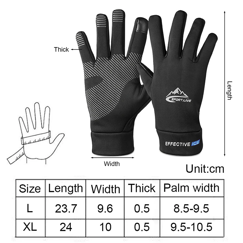 

1Pair Non-Slip Motorcycle Racing Gloves Outdoor Sports Riding Touch Screen Gloves