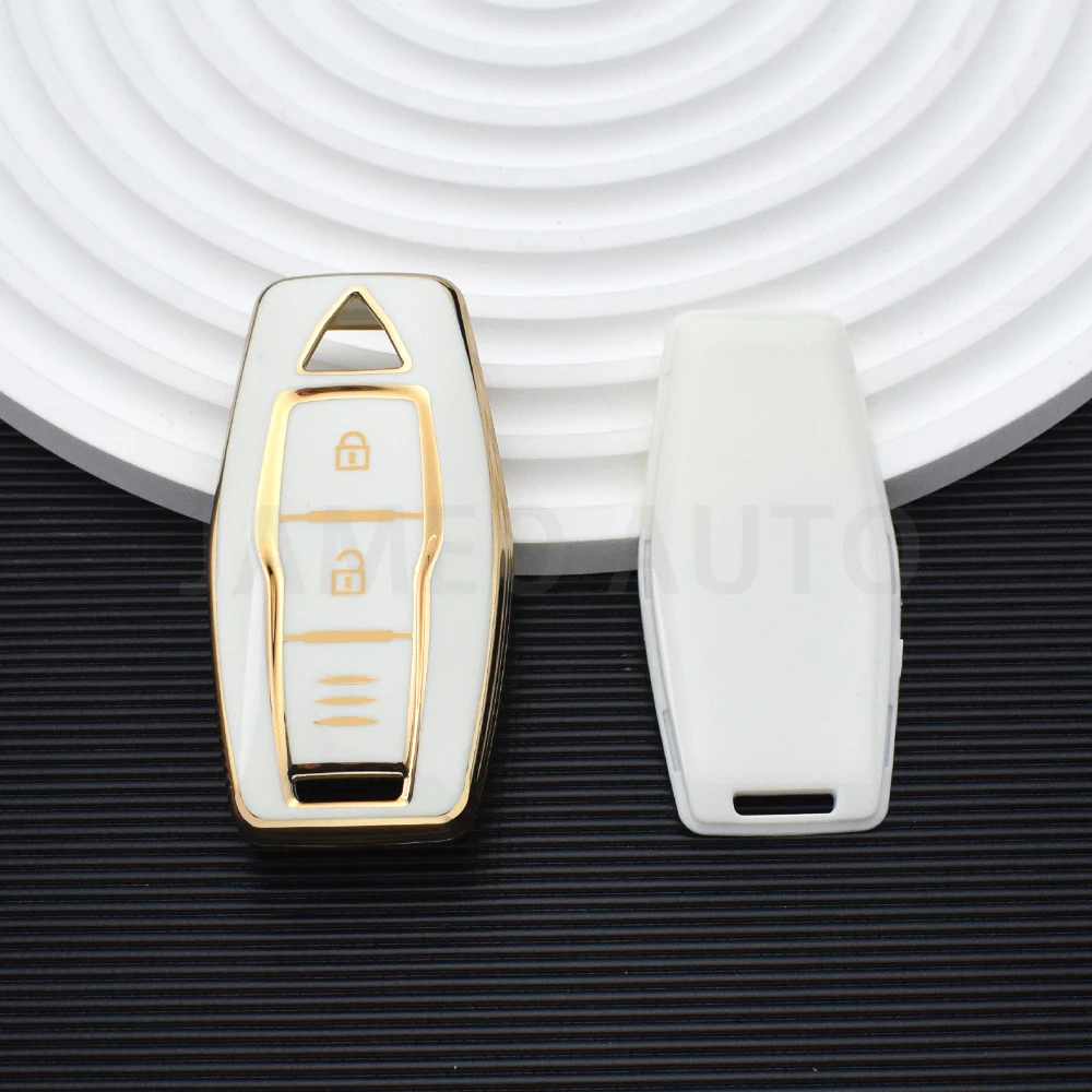 

Для Mitsubishi Outlander 2022 2023 2024 Защитный держатель 2, 3, 4 кнопки, чехол из ТПУ для автомобильного ключа, аксессуар в виде ракушки